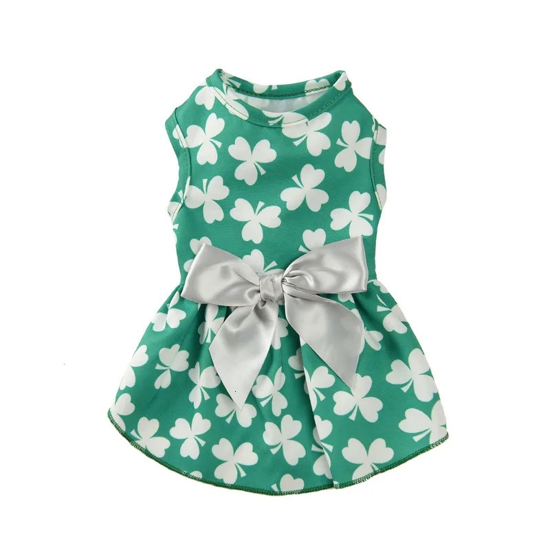 6 Colors Print Pet Cat Clothes Skirt with Bow Halloween Christmas Kitten Dress Costume for Cats Puppy Clothing ropa para gatos 251029