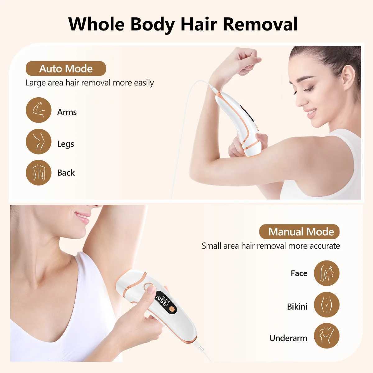 IPL Epilator 999000 Flashes Laser Hair Removal Painless Permanent Photoepilation for Men Women Trimmer Electric Depilador J251117