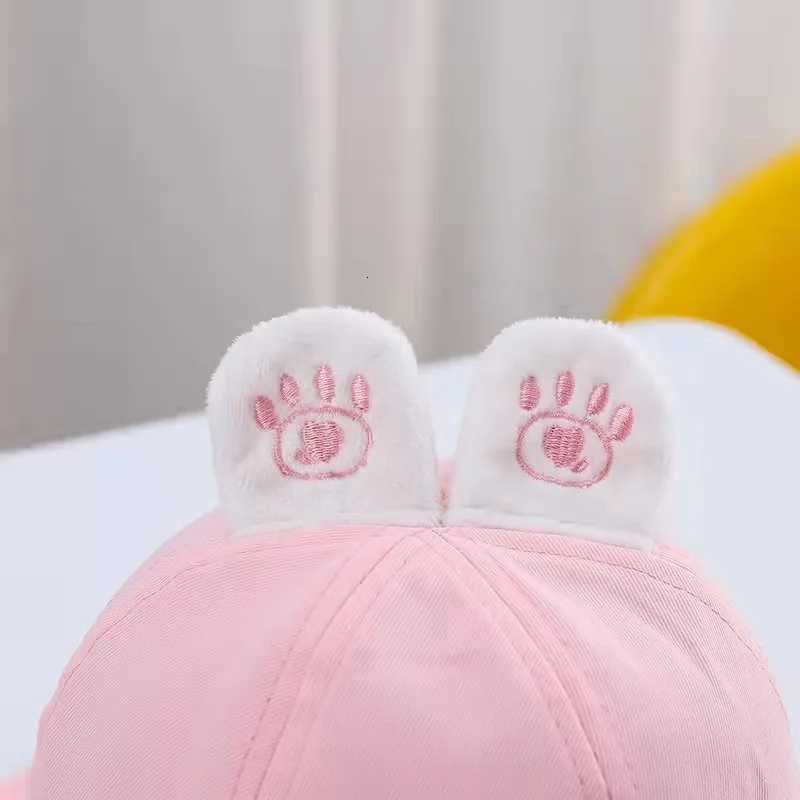 Cartoon Animal Ears Baby Bucket Hat Cute Soft Cotton Infant Boy Girl Fisherman Cap Casual Toddler Kids Sun Hats251028