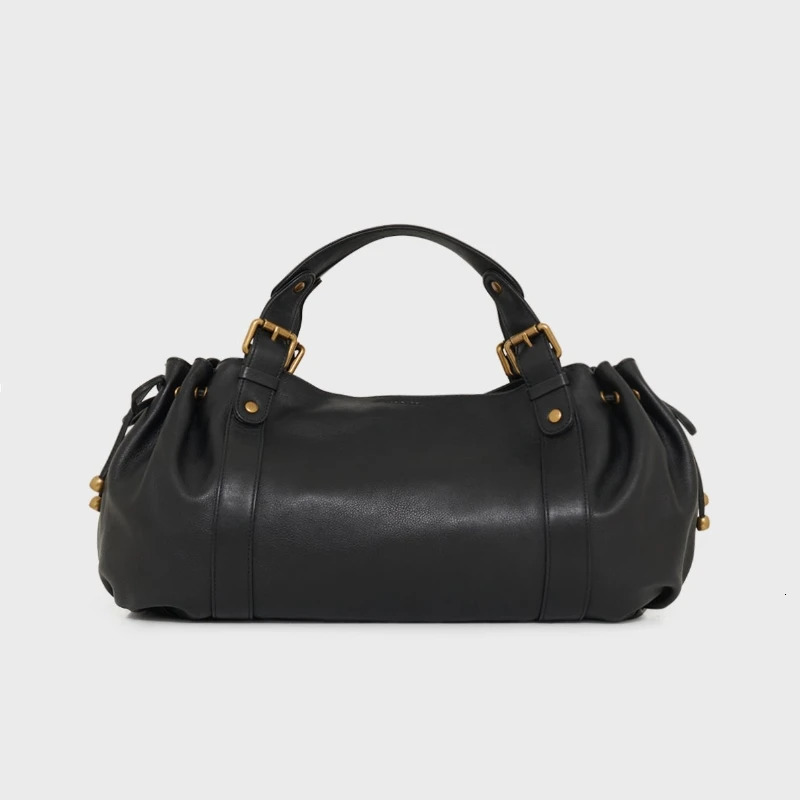 Womens Vintage Handbag Fashion Solid Color Tote Bag n Shoulder for Everyday Style 251018