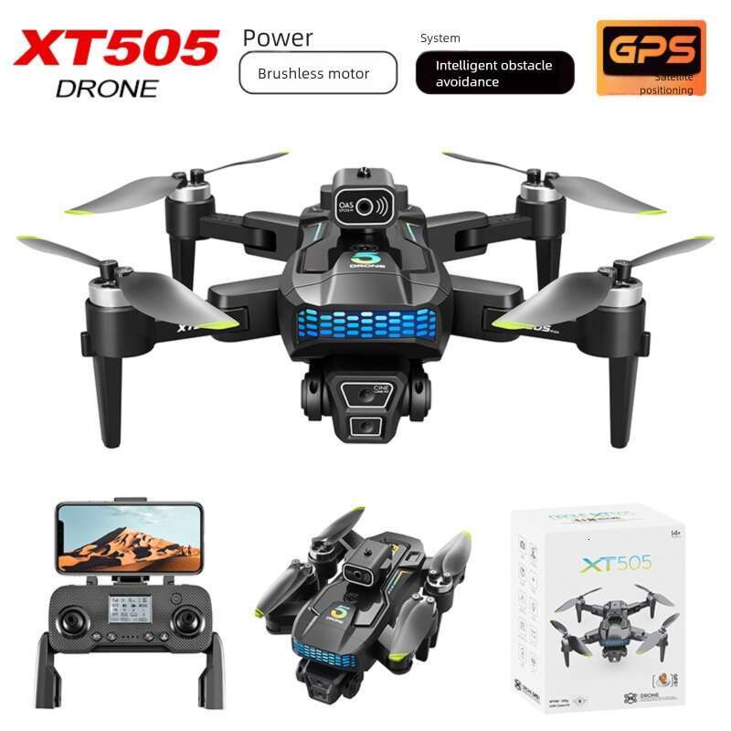 XT GPS Positioning Brushless Motor HD Dual Camera Aerial Photography Obstacle Avoidance Remote Control Aircraft Drone