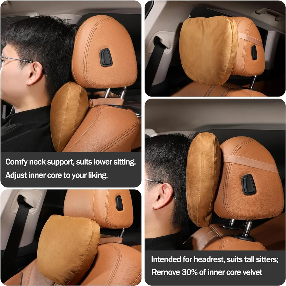 1PC High quality car headrest neck seat maybach class s universal adjustable soft car pillow neck rest cushion 251029