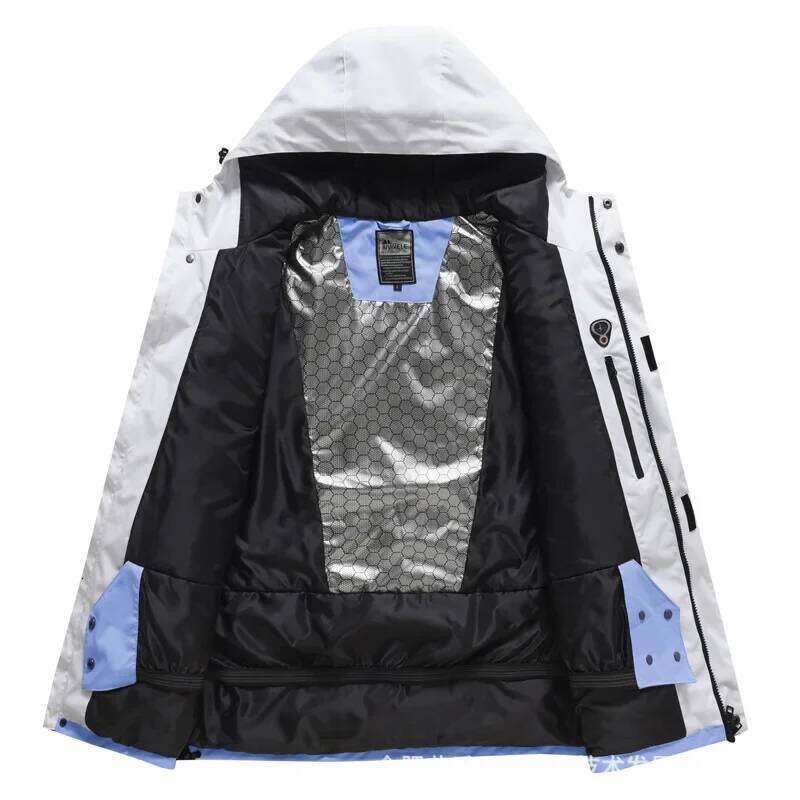 Winter Warm Hooded Women Ski Jackets Outdoor Mountain Men Snowboard Coats Sport Waterproof Female Snowmobile Clothes