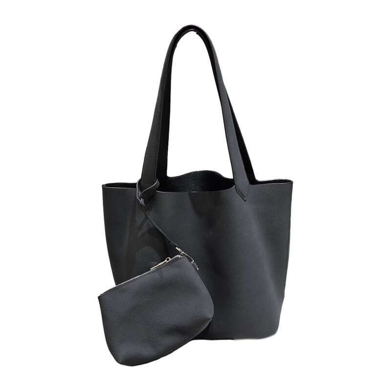 Genuine Leather Bag Suede Matte Large Capacity Tote Elegant Versatile Women S Autumn Winter High End Feel Shoulder Bag Commuting Simple