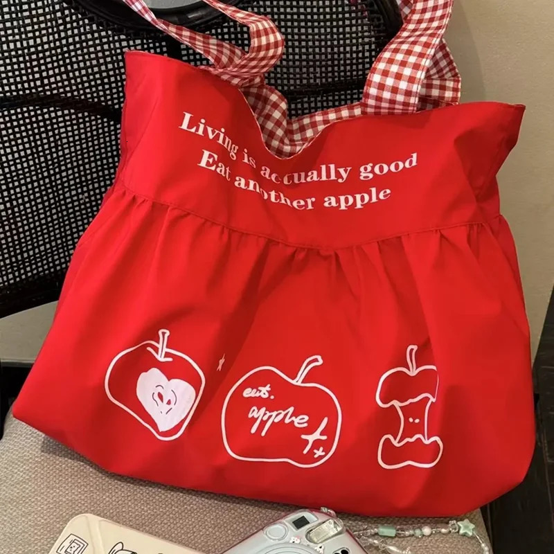 Korean Style Large Capacity Canvas Tote Bag Single Shoulder Fashionable Neighbors Sister Star Inspired for 251029