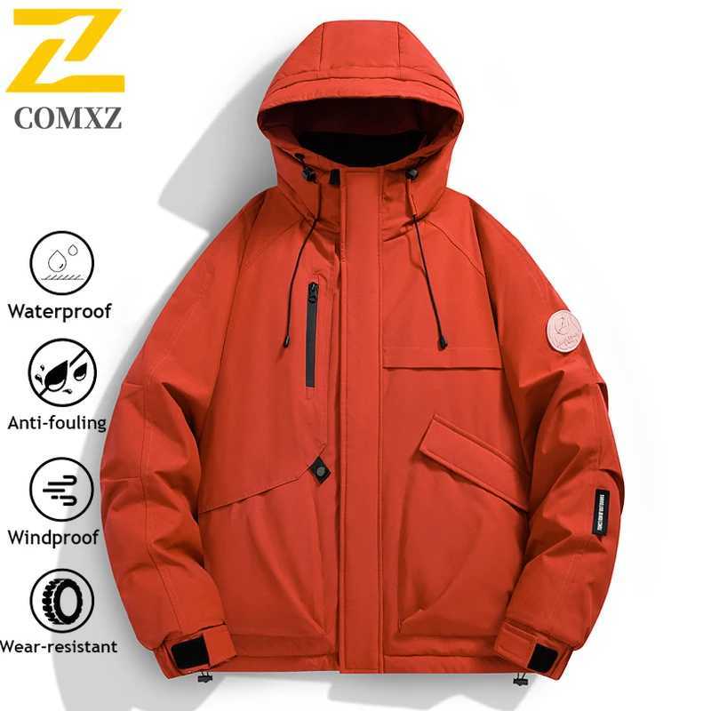 Mens Graphene Winter Jacket Lined Thick Warm Coat Waterproof Windbreaker MultiPocket Workwear Hiking Camping Outdoor Jackets J251029