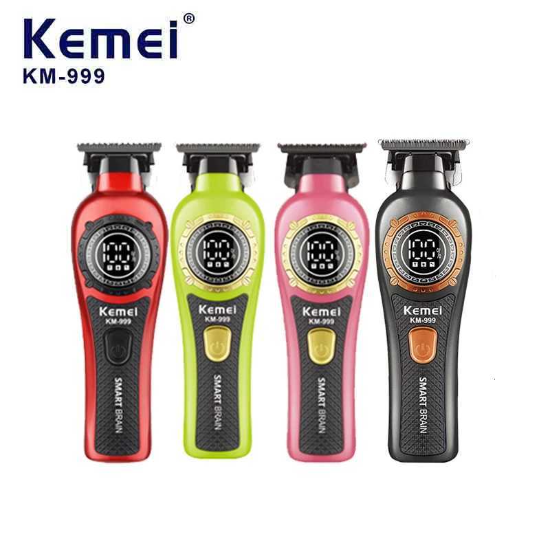 Kemei 999 Electric Hair Cut Machine Digital Display Hair Clipper Professional Cordless Precision Adjustment Trimmer Shaver Hair M251029