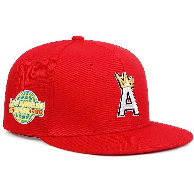 Unisex A letter crown Embroidery Hiphop Hats Spring Autumn Outdoor Adjustable Casual Baseball Caps Sunscreen HatW251029