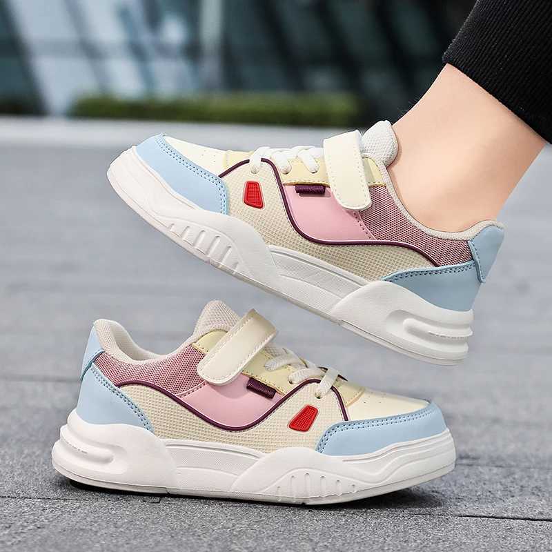Kids Spring Sneakers Girls School Casual Outdoor Breathable Running Light Soft Tenis Pink Nonslip Children Shoes L251028 XJ260303