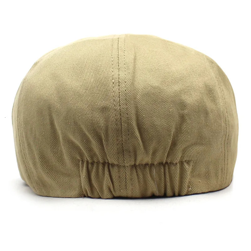 Solid Cotton sboy Caps Men Flat Peaked Cap Women Painter Beret Hats 30 251029