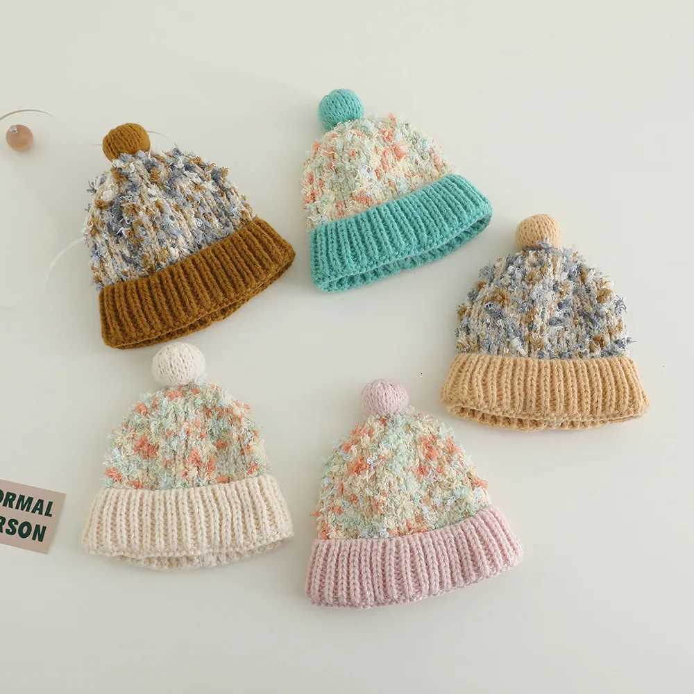 Girls Boy Knitted Warm Pom Hat 4651cm Winter Kid Big Ear Protection Windproof Cap Beanie Children Cold Proof Cute Hats251028