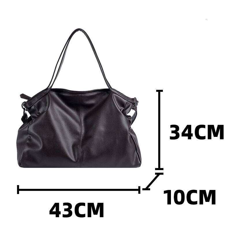 Big Coffeetote Bags For Women Large Hobo Shopper Roomy Handbag Quality Soft Leather Crossbody Ladies Travel Shoulder Bag 251029