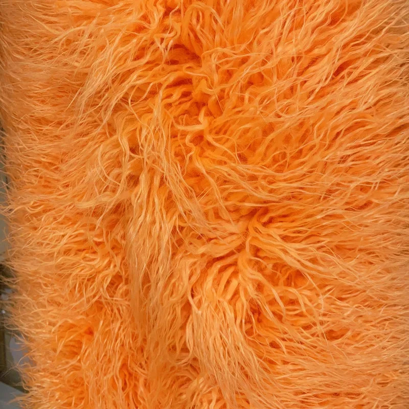Mongolia Sheep Fur Women Medium Long Coat Jacket Colorful Warm Faux Fur Plush Coats Female Jacket Autumn Winter Furry Outerwear 251029