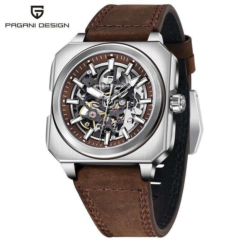 PAGANI DESIGN New Hollow Mechanical Movement Dial Men's Watch PD-1791