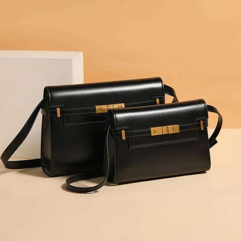 Vintage High end Feel Leather Hanging Women s Underarm Mailer Crocodile Pattern Manhattan Style Shoulder Bag