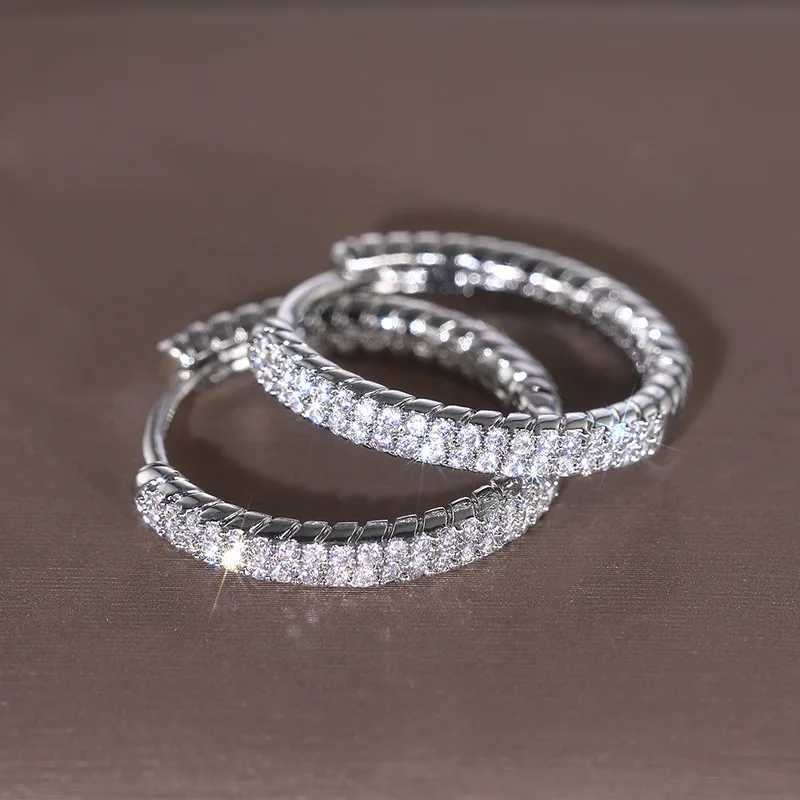 2025 New European and American Shiny Inlaid Cubic Zirconia Fashion Jewelry for Daily Matching with Light Luxury EarringsW251029