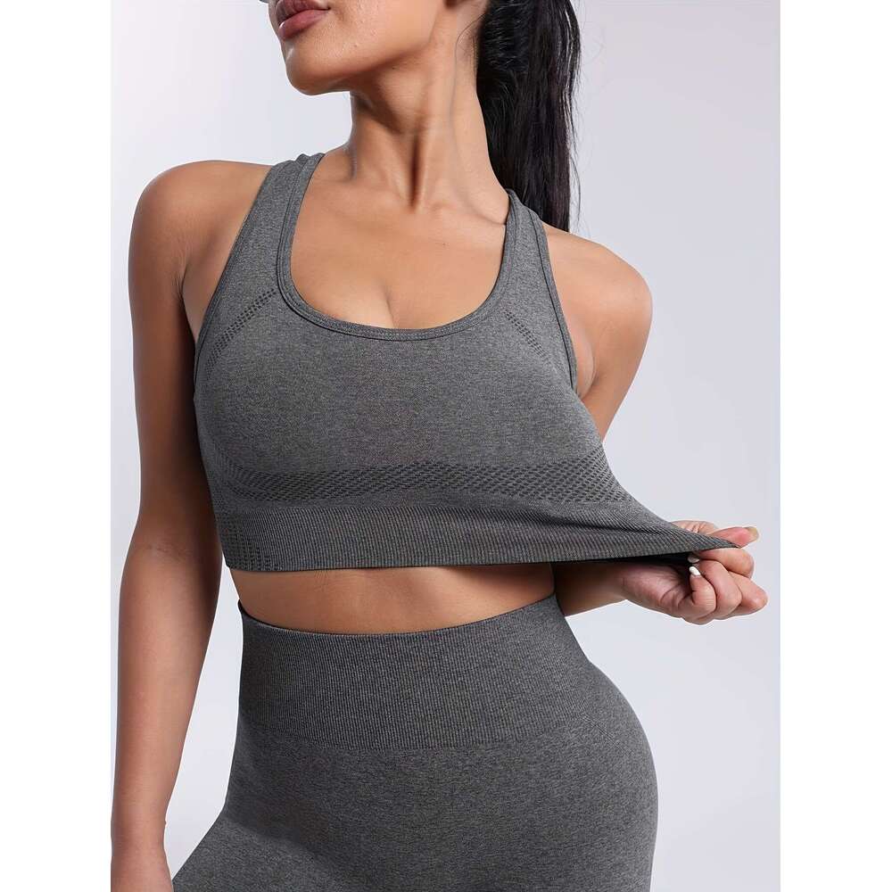 3-Pack Women'S Sports Yoga Gym Activewear Set, High Stretch Skinny Leggings with Bra, Polyamide 60%, Elastane 5%, Polyester 35%, Solid Color, All