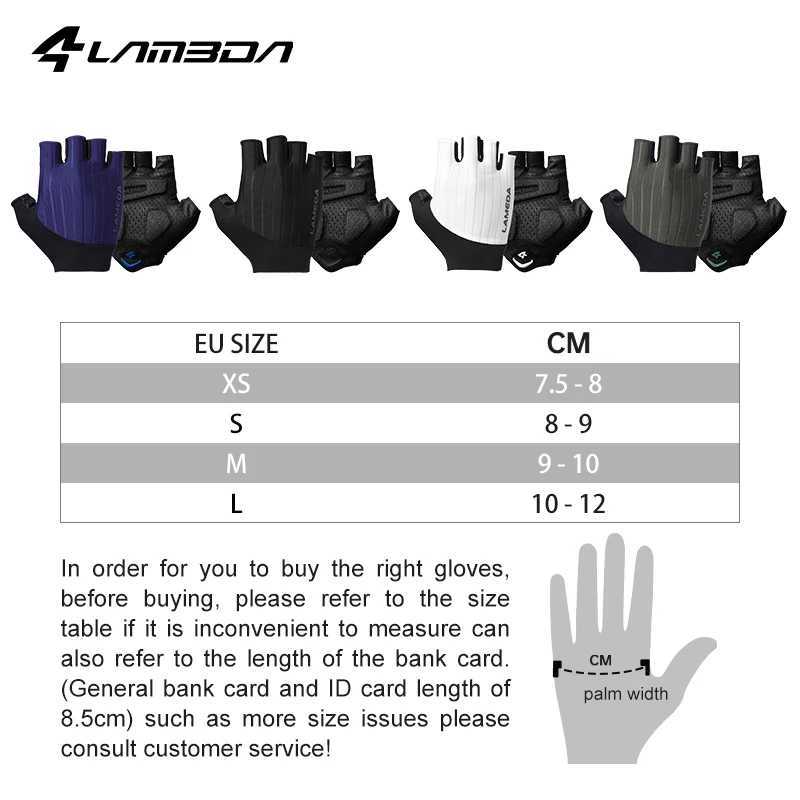 LAMEDA Summer Cycling Half Finger Gloves Cycling Short Finger Gloves Mens and Womens Lightweight Sweatproof Cycling Gear J251029