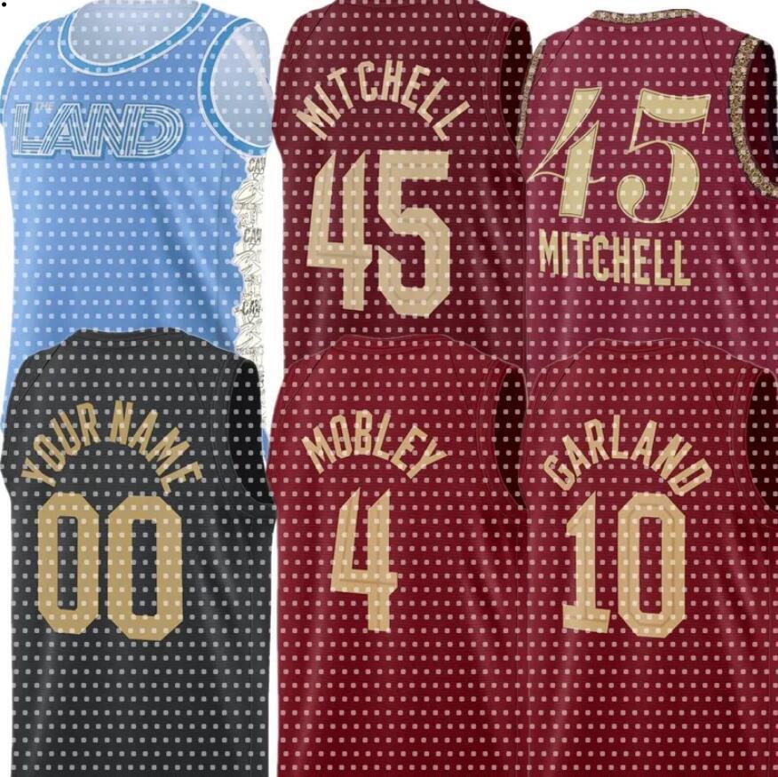 Cavaliers Jersey custom Basketball Mitchell Darius Garland Evan Mobley DeAndre Hunter Jarrett Allen Jerome Max Strus Sam Merrill Dean Wade Jaylon Tyson Okoro