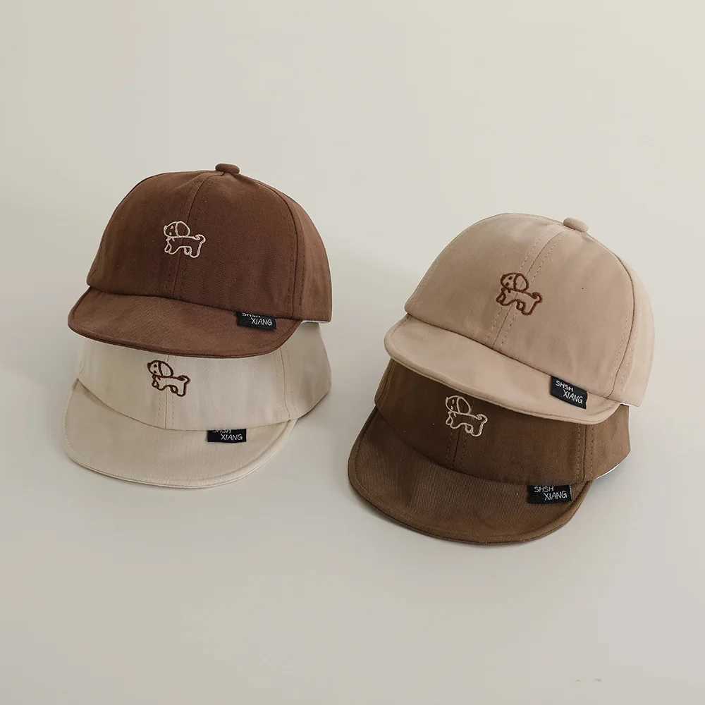 2024 New Fashion Cartoon Dog Hat Autumn Boys Girls Cute Embroidery Caps Breath Peaked Caps Boy Children Cute Dog Baseball Cap251028