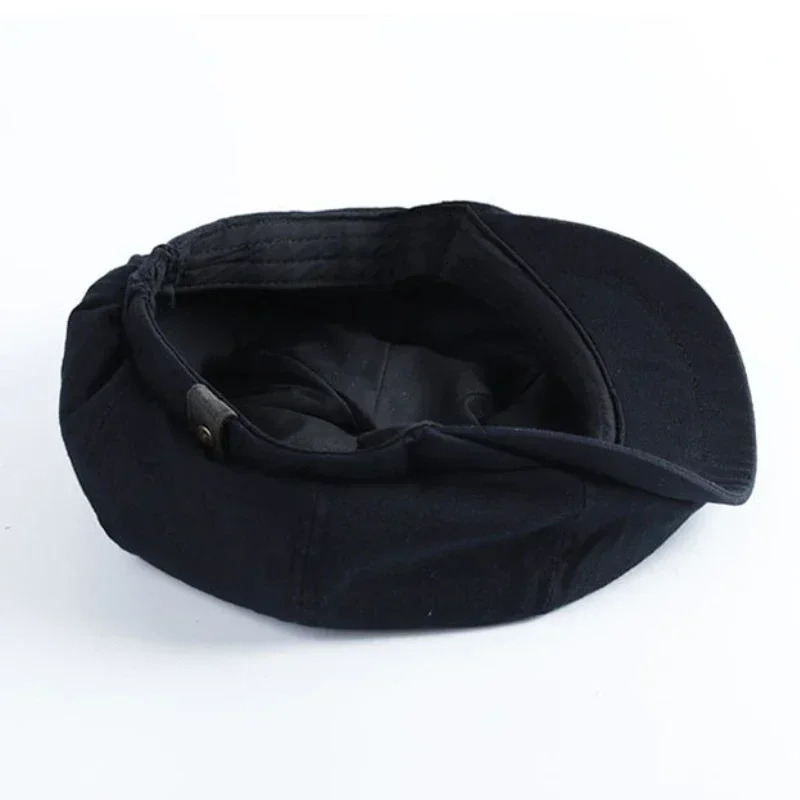 Man Vintage British Big Size Octagonal Hat Spring Summer Cotton sboy Cap Women Men Fashion Painter Berets Cap 251029