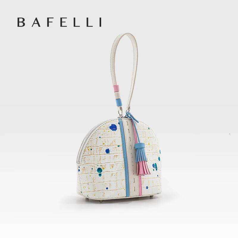 bafelli WOMEN'S NEW BAG ORIGINAL STYLE DESIGNER BRAND HANDBAG TRENDING EVENING FASHION PURSE LEATHER CASUAL COLOR