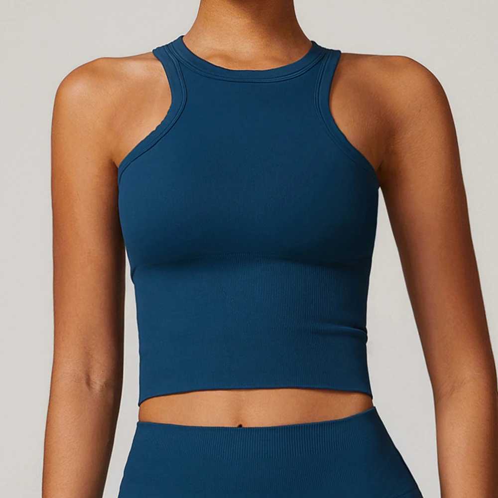 Women Yoga Tops Shockproof Padded Sports Bra Running Gym Clothes Breathable Yoga Vest Push Up Fitness Seamless Sports UnderwearXJ251029