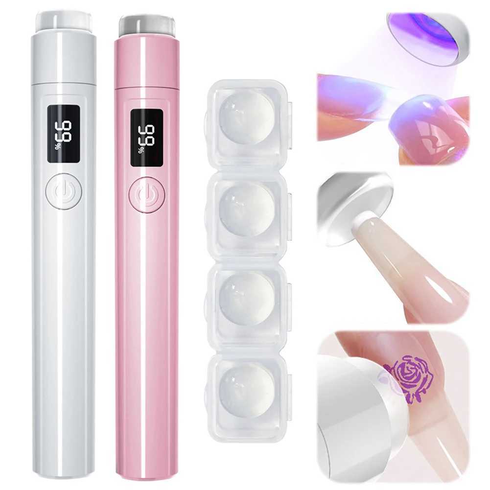 Mini Ultraviolet Nails Drying Light UV LED Nail Lamp 2 Timing Setting with Magnetic Stand USB Rechargeable for Home DIY Manicure J251117