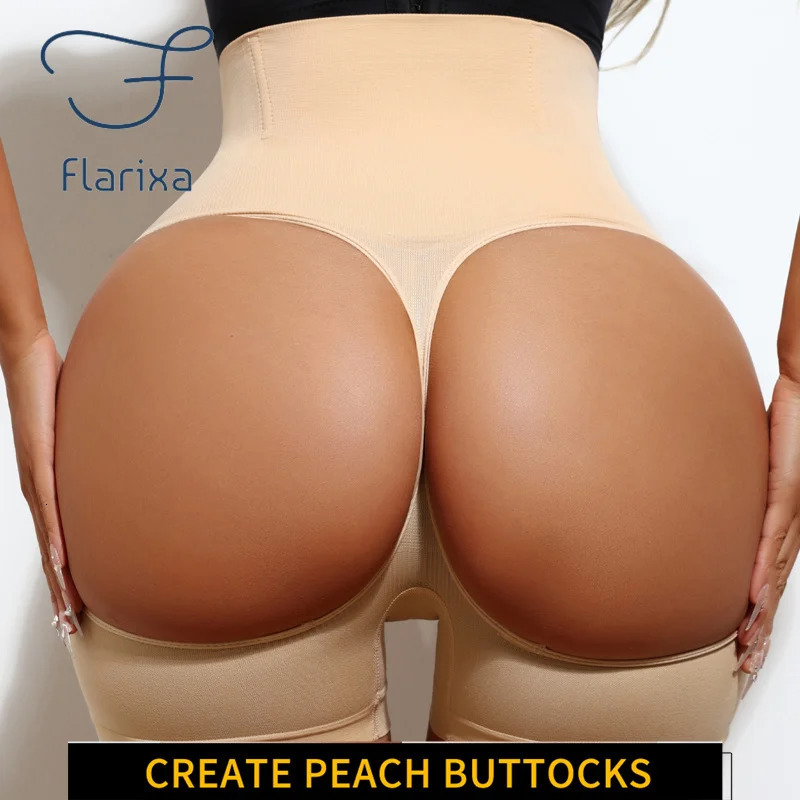 FLARIXA 123Pcs Shapewear Butt Lifter Seamless Women High Waist Slimming Panty Tummy Control Knickers Pant Briefs Body Shaper 251029