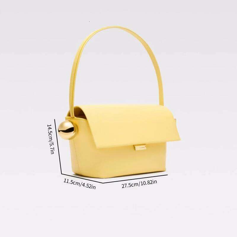 Shoulder Flap Women, Trendy Solid Color Top Handle Bag with Metal, Luxury Design Handbag Women for Everyday Style