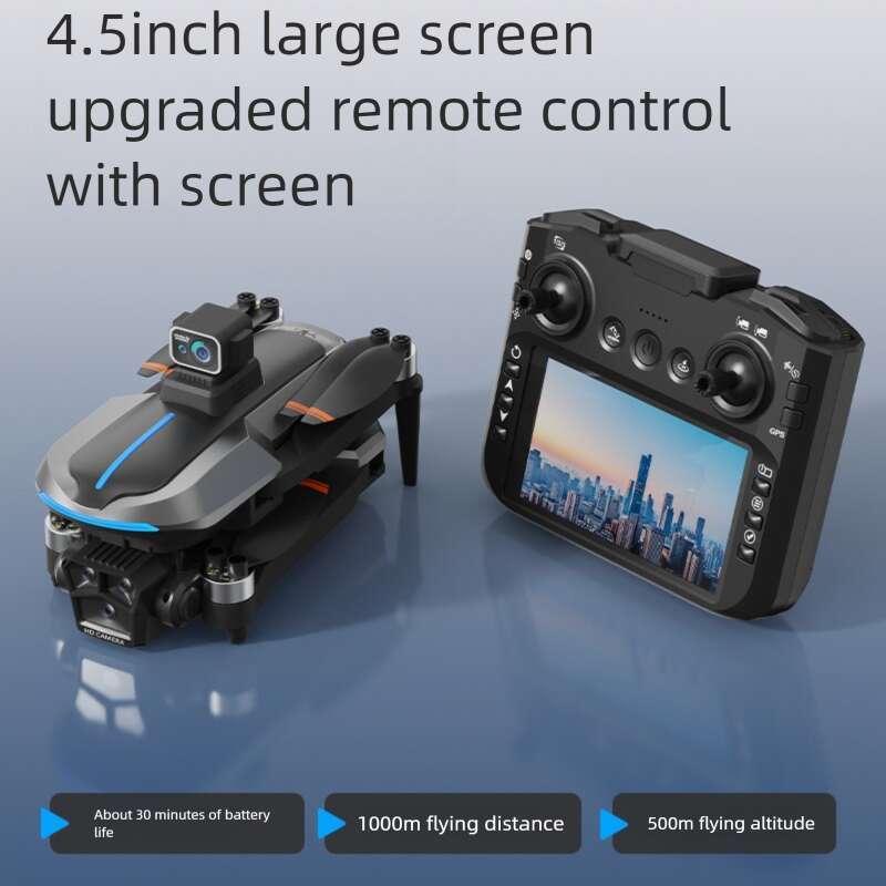 AE EVO Brushless Drone HD Aerial Photography GPS Return Folding Intelligent Obstacle Avoidance Screen Display Remote Control Airplane