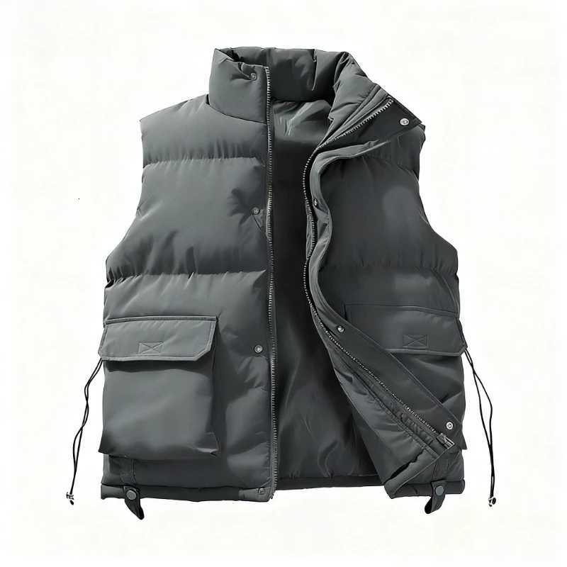 Autumn and Winter Mens Vest Stylish and Fashionable Trendy Highquality Veststyle Warm Vest Sleeveless Sports Jacket Vest W251029