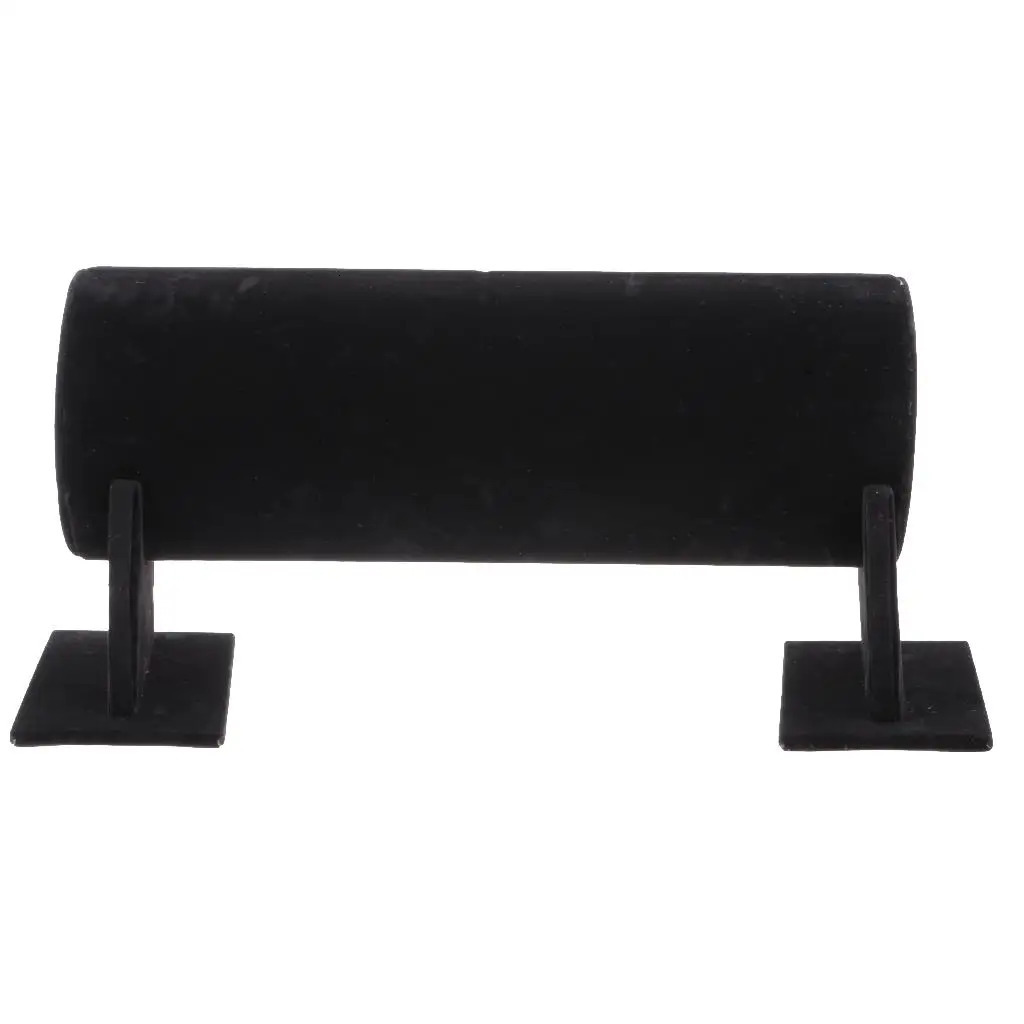 Velvet Bracelet Bangle Necklace Watch Headband Stand Holder Showcase Jewelry TBar Display Rack for Home Organization 251013
