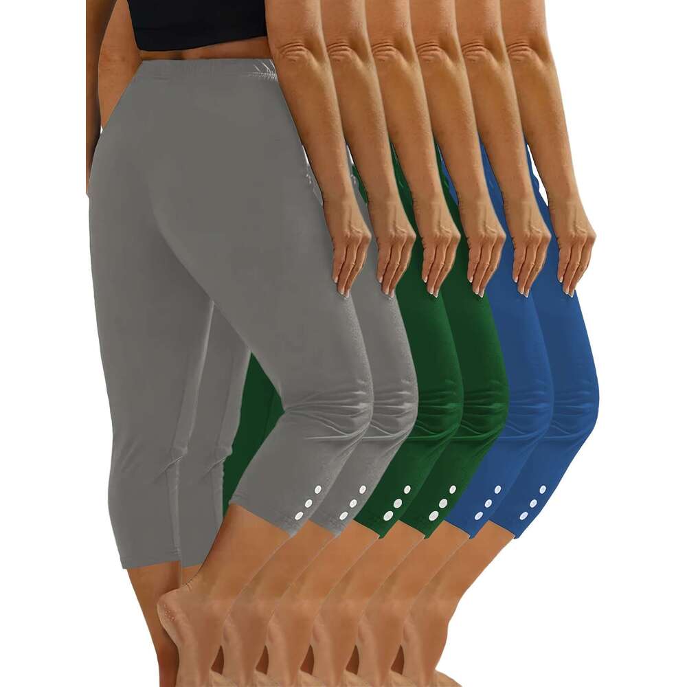 6pcs Fashion Casual Tight Sports Leggings