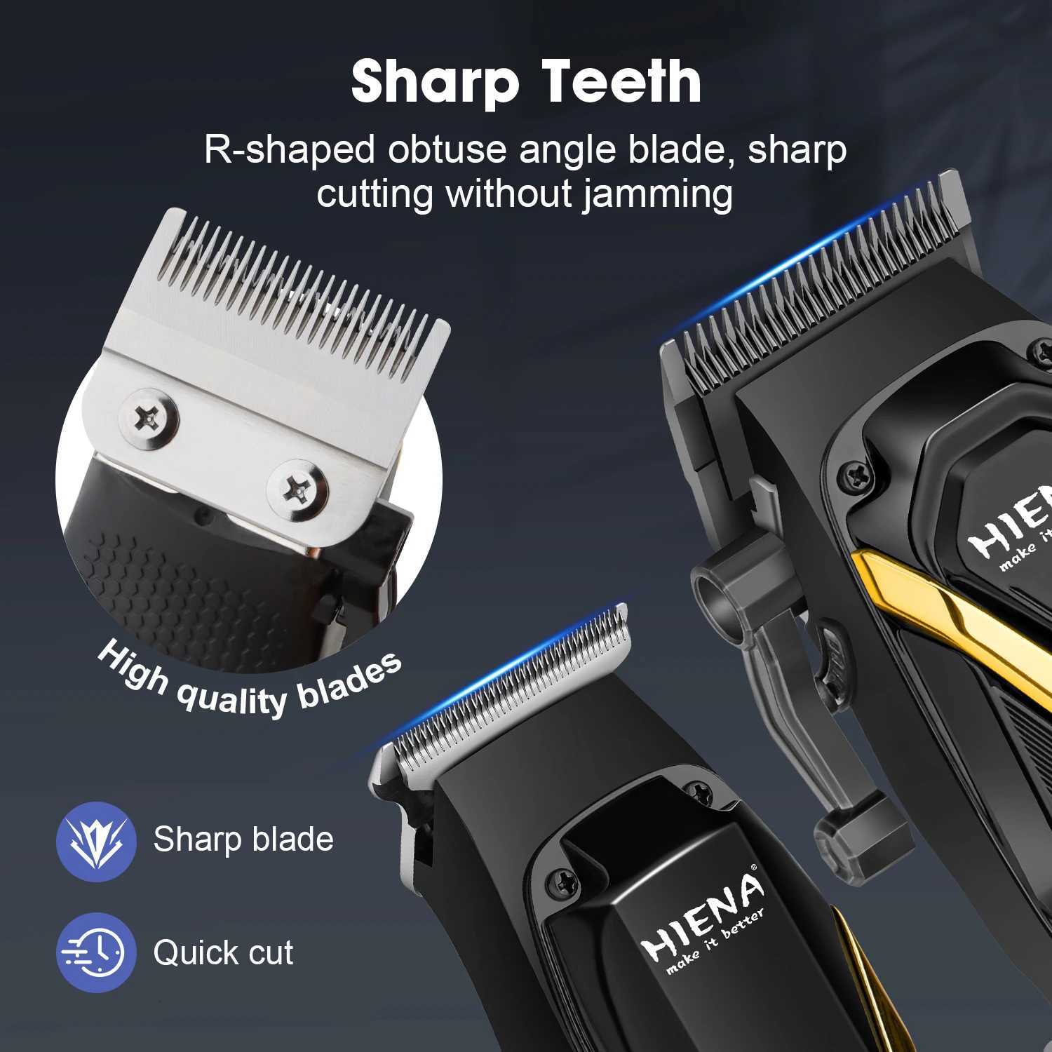 Professional Hair Clippers for Men Premium Home Haircut Kit Cordless Hair Cutting Clippers and Trimmers Set Trimmer for Men M251029
