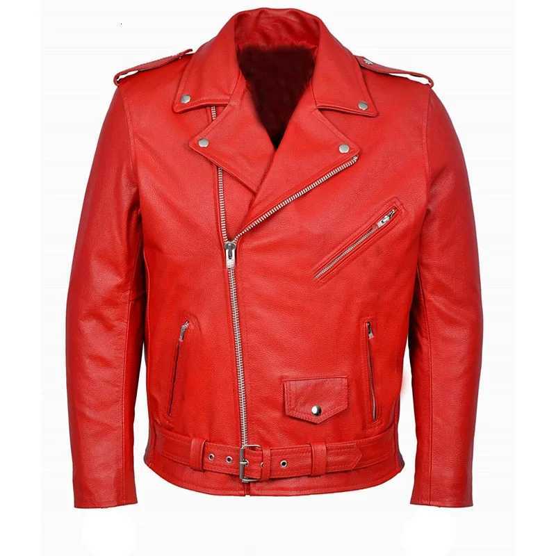 2023 Mens Turnlapel Pu Jacket Coat Outside Spring and Autumn Street Trendy Mens Personality Simple Punk Coat DropshippingT251029