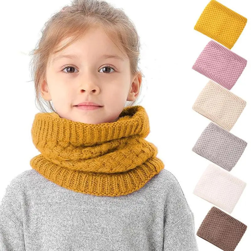 Kids Fleece Lined Neck Warmer Windproof Winter Neck Gaiter Face Scarf for Boys Girls Neck Gaiters Children Ski Face Mask Cover 251021