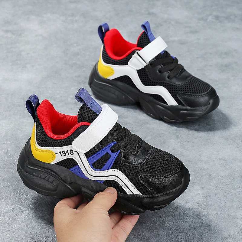 Fashion Mesh Kids Running Shoes Youngsters Teens Casual Walking Students Sneakers Breathable Soft Children Outdoor Sports Tennis L251028 XJ260303