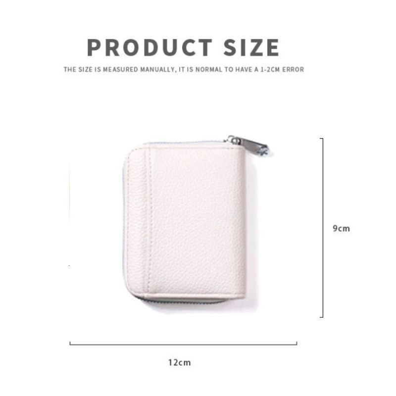 Simple PU Leather Coin Purse Zipper Mini Wallets Portable Multicoin Slots Money Bag Card Holder Short Purse for Women Men 251029