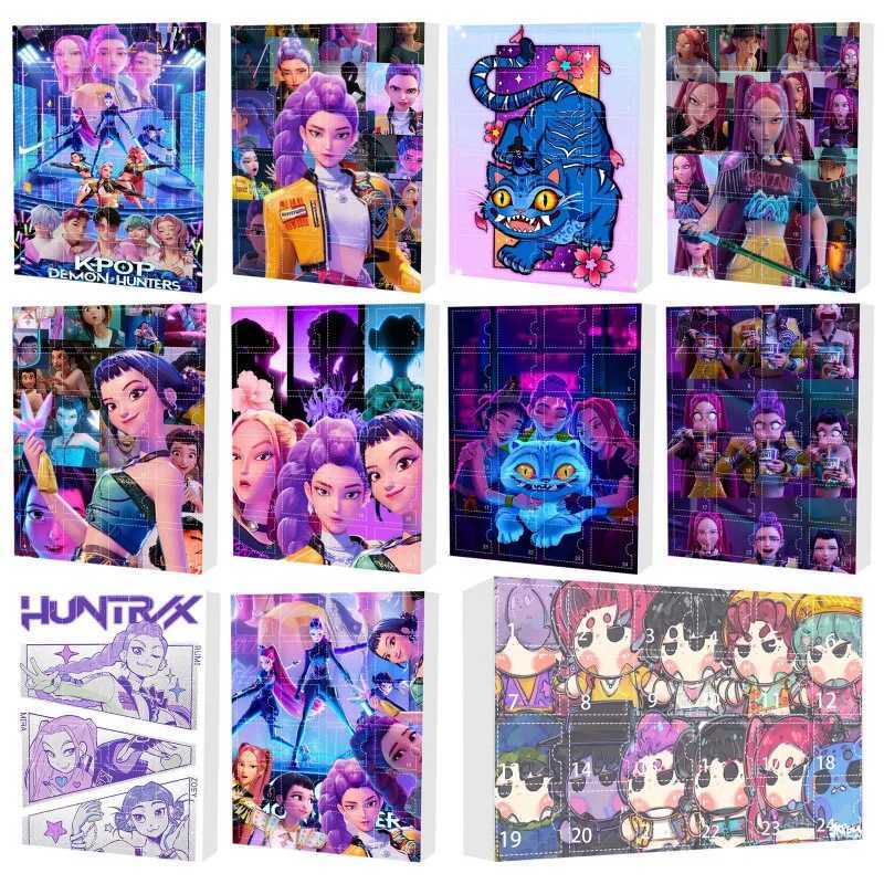 KPOP Witch Girl Group Christmas Advent Calendar Blind Box Backpack Acrylic Keychain Pendant Ornament for Fans Gift Idea Kpop L251029