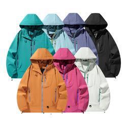 Autumn Winter New Loose Hooded Jacket Unisex Casual Trendy Windproof Jacket Hiking Designer Jacket Mountaineering Windbreaker Coat