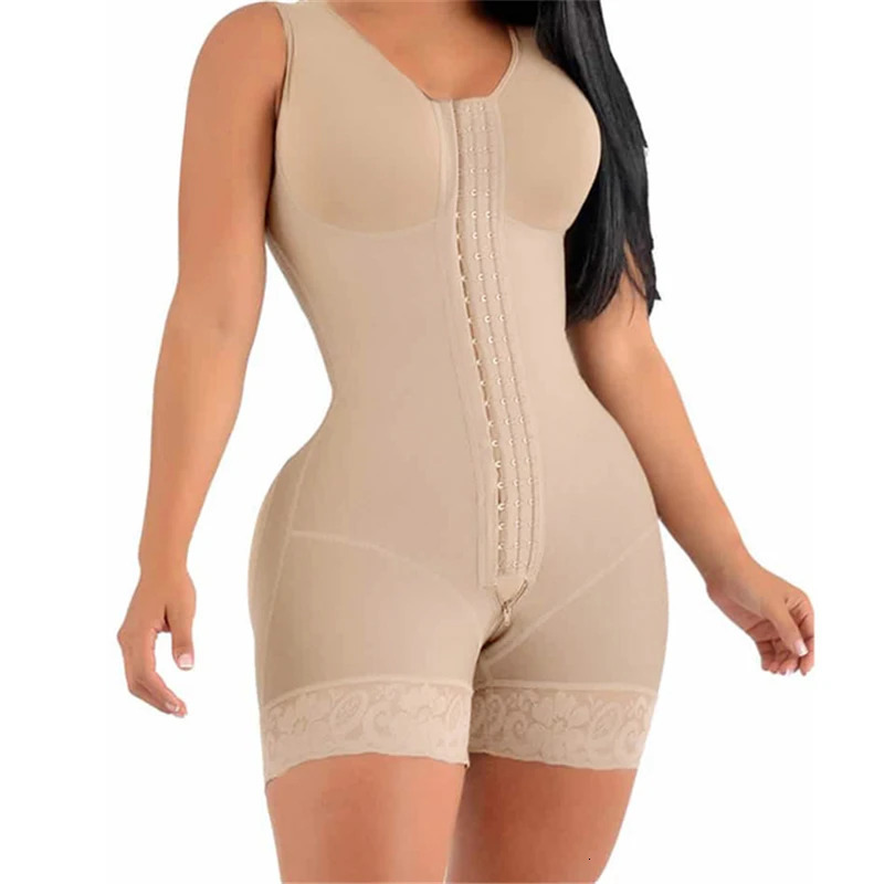 High Compression Fajas Colombiana Short Girdles With Brooches Bust For Daily And PostSurgical Use Slimming Sheath Belly Women 251029