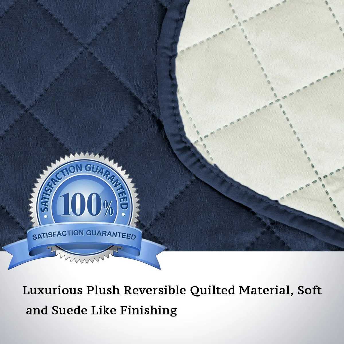 Sofa Cover Waterproof 1234 Seater Non Slip Furniture Protector Cover with Nonslip Elastic Straps Sofa Slipcover for Kids Dog C251028