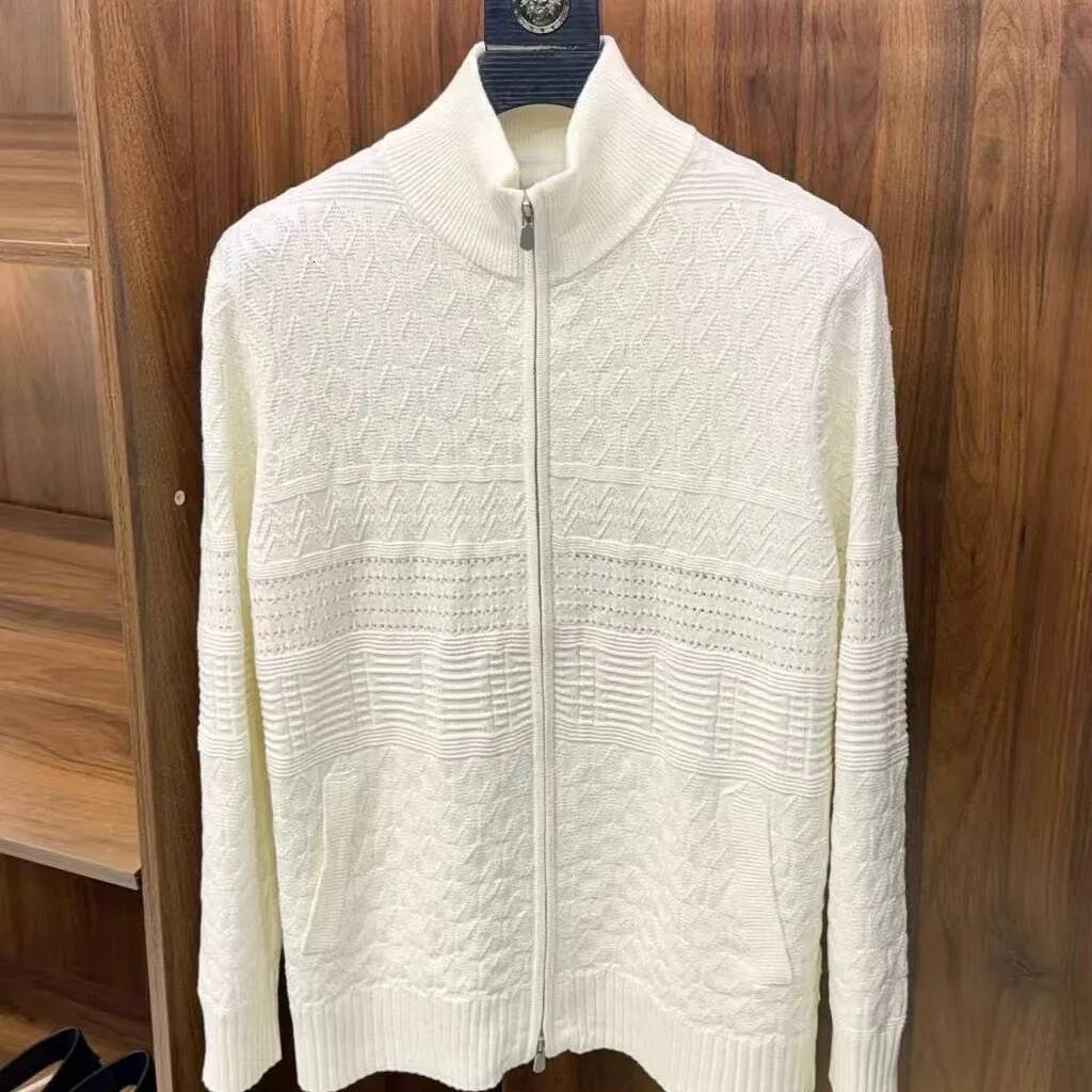 BC Italian Linen Cotton Blend Zip-Up Knitted Cardigan