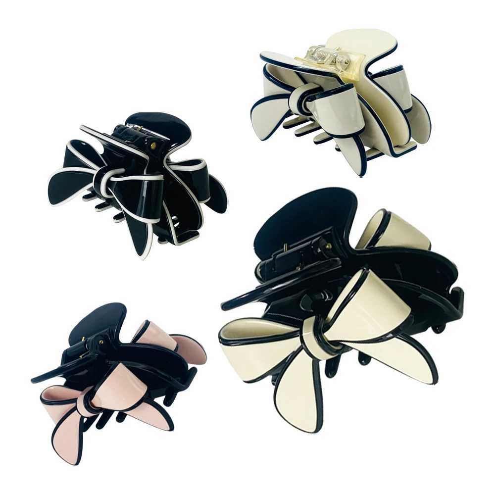 eManco Bow Grab Hair Clip Minimalist European Retro Fashion Personalized High Feeling Charming Designs Decorations Ms GirlsW251028