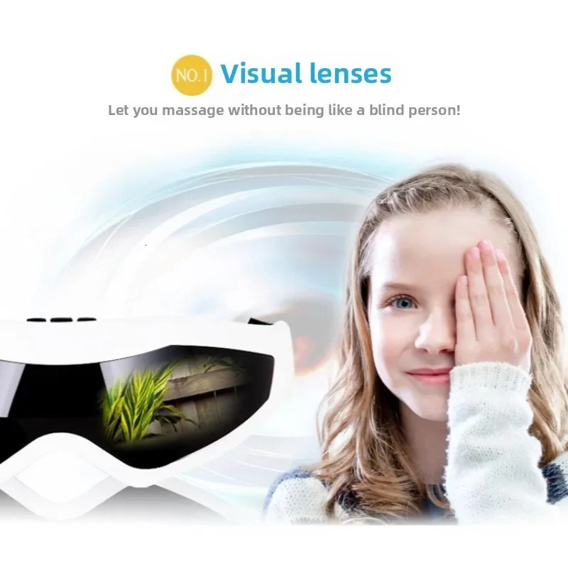 Electric Eye Massager USB 9 Vibration Modes Eye Care Device Relieve Eye Fatigue Improve Sleep for Office Workers 251027