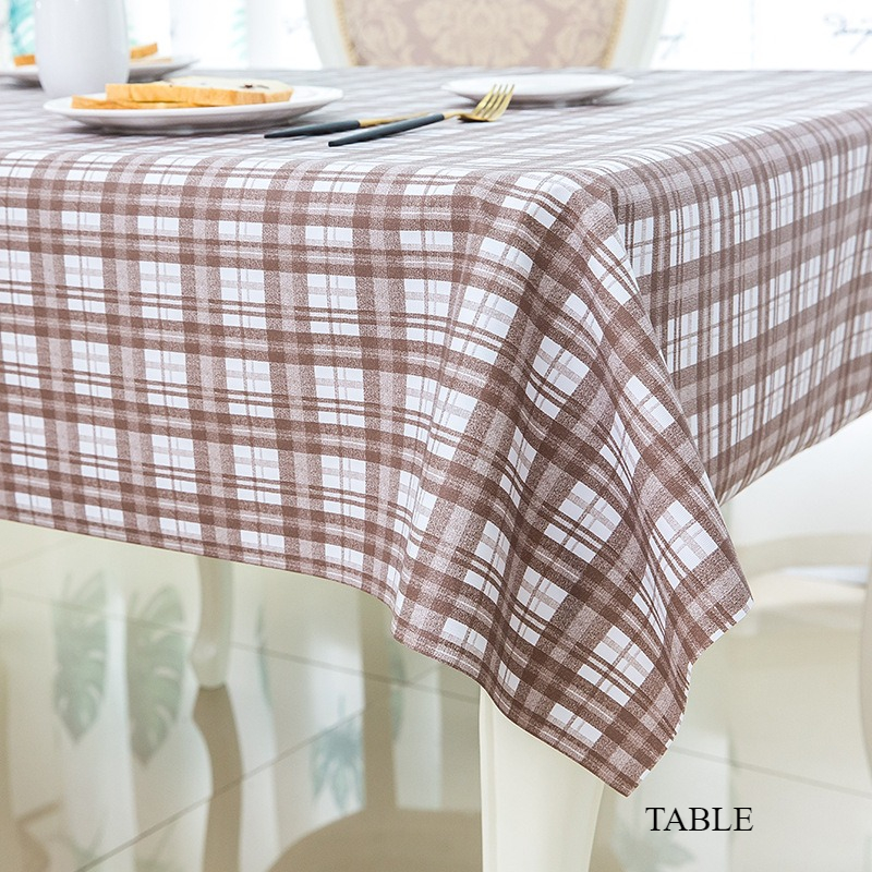 Waterproof 2026 Leave-in Dining Table Coffee Table Mat Dining Table Cloth Oil-proof Tablecloth C01