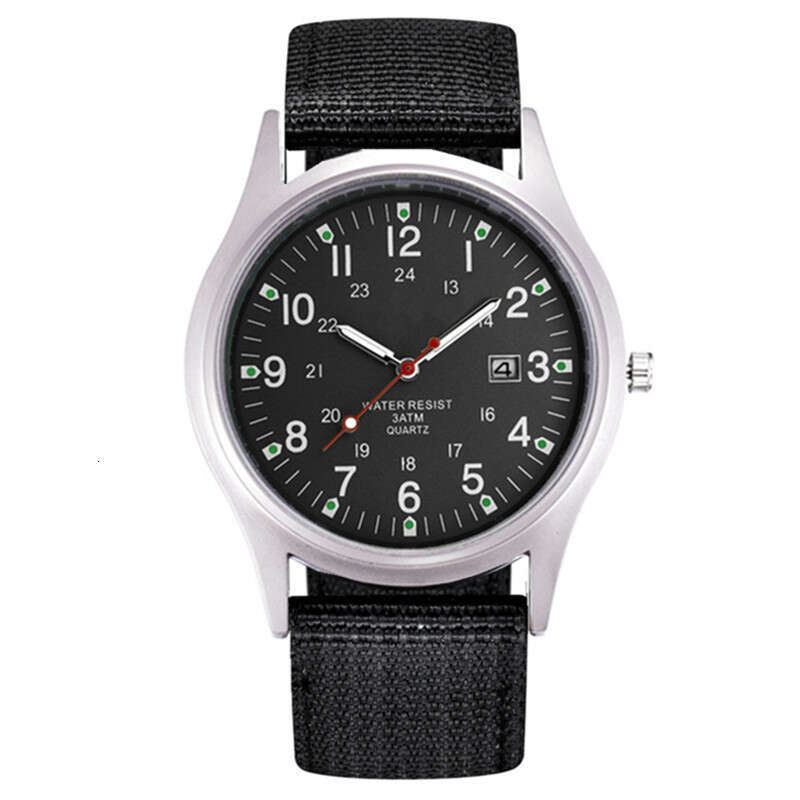 Nylon Strap Men's Calendar Quartz New Military Watch