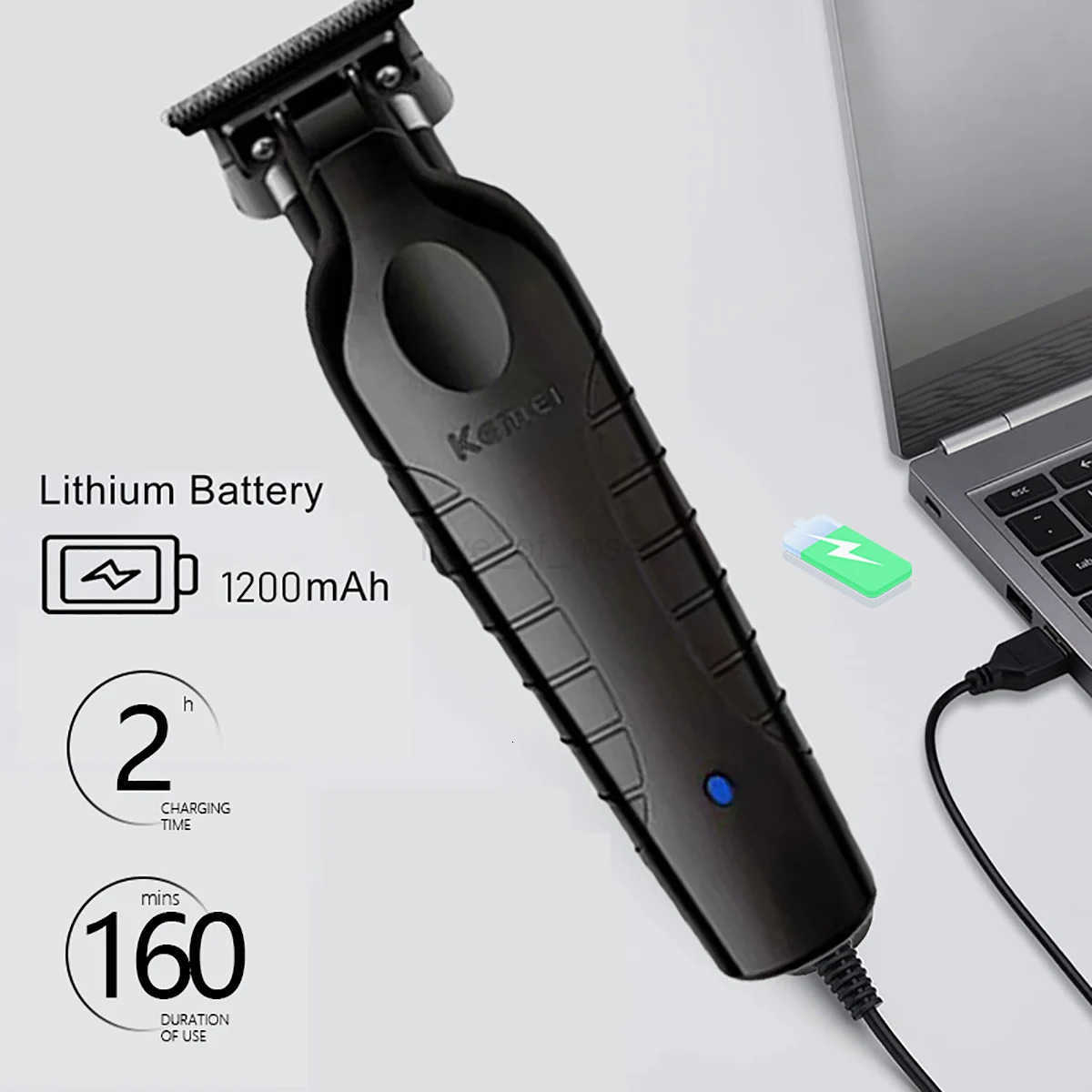 Kemei KM2299 Professional Hair Clipper for Men Hair Trimmer Machine Shaved Head Hair Cutting Machine Mens Haircut Machine Z251029