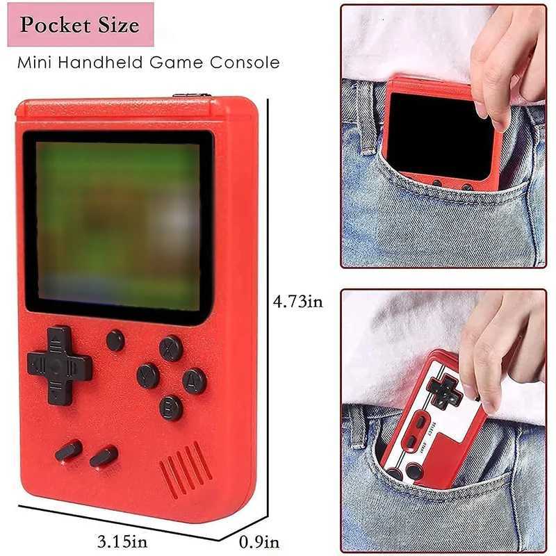 Mini Retro Handheld Game Console Builtin 400 FC Games with Portable Case 30 Inch LCD Sn Video Game Player Kids Boys Gift C251029